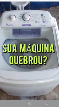 Manutenção em máquina de lavar 