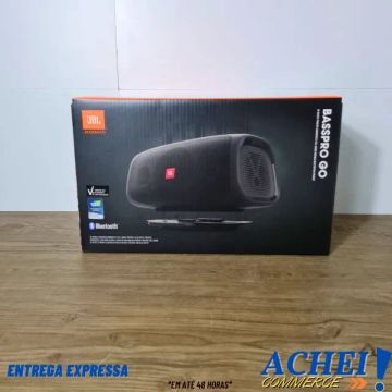 Caixa de Som JBL BassPro Go + Carregador Harman