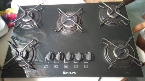 Fogão 5 boca usado cooktop