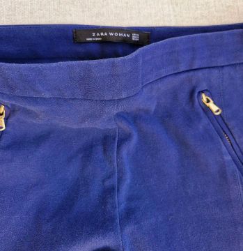 Calça Zara azul tam. xs