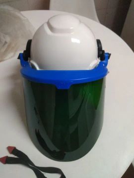 Capacete de Segurança com Viseira Verde 3M h700