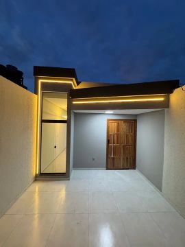 Casa moderna com garagem e área gourmet 