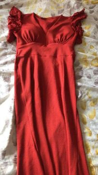 Vestido terra cota