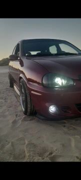 Farol projetor e demon eyes
