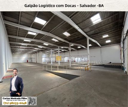 Galpão de 2.500 m² com 2 Docas  Estrutura Completa e Custo-Benefício Garantido!