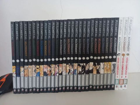 Fullmetal Alchemist - Mangá Completo (Volumes 1-27) + 3 Guias