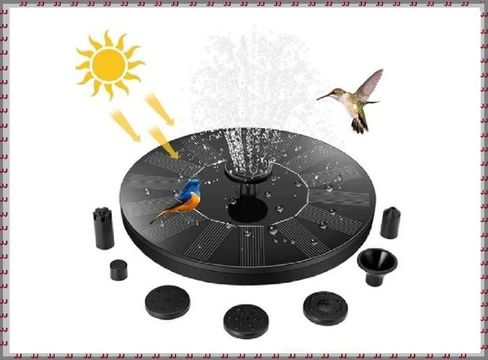 Chafariz fonte cascata solar