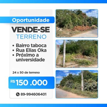 VENDE-SE TERRENO EM FLORIANO-PI
