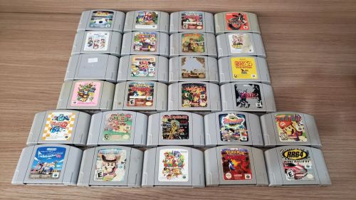 Jogos originais de Nintendo 64