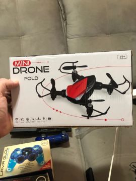Drone dobrável com câmera - Novo