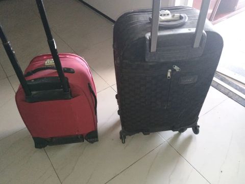 Duas malas de viagem em ótimo estado!
