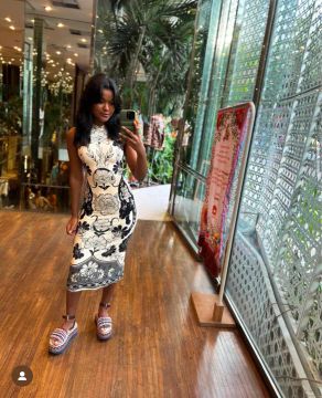 Vestido estampado Farm