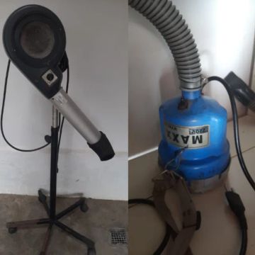 Soprador e secador para banho e tosa.