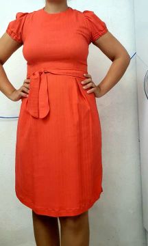 Vestido Laranja Tamanho P