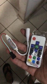 Fita de LED 4D com controle remoto