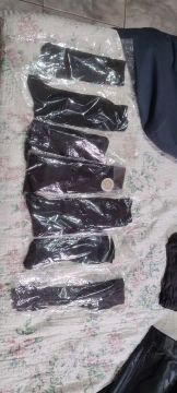 7 pares de meias sócias de algodão 
