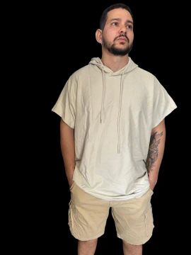 Blusa de Moletom Bege - Unissex