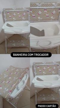 Banheira com Trocador para Bebê - Comprando já!