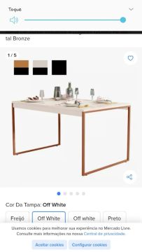 Mesa de Jantar Industrial 4 Lugares 120x80 Pe Mes