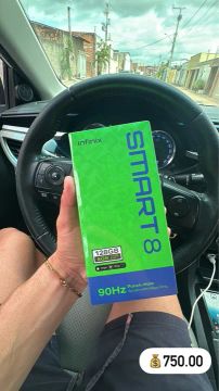 Infinix Smart 8 - 128GB - 8GB RAM - 90Hz - Novo!