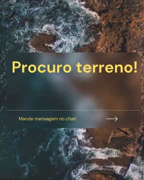 Procuro terreno!