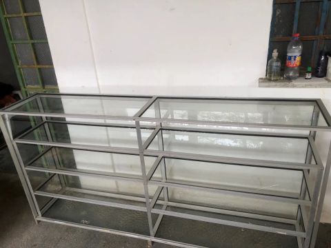 Prateleira de Vidro para Loja 