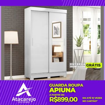 Guarda Roupa Solteiro Entrega e Montagem Grátis 