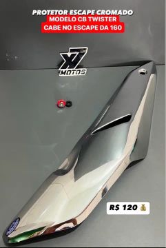 Protetor Escape Cromado CB Twister 160