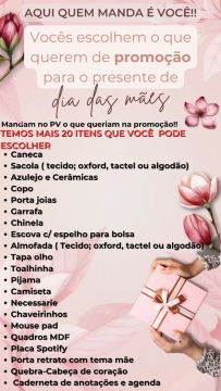 Dia das mães: Presentes incríveis com desconto!
