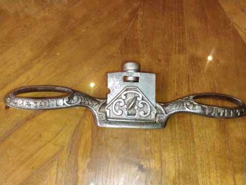 SPOKESHAVE (raspador) Antigo - Prestons Patent INGLESA