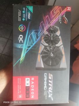 Placa de Vídeo ASUS STRIX Radeon RX 580 OC