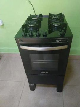 Fogão a Gás Agile 4 Bocas Preto