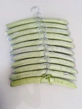 Cabides NOVOS infantil com laço (verde claro) 