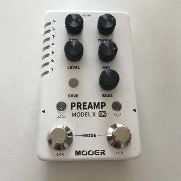Simulador de Amplificador e Gabinete Mooer Preamp Model X | Preamp X2 | Guitarra