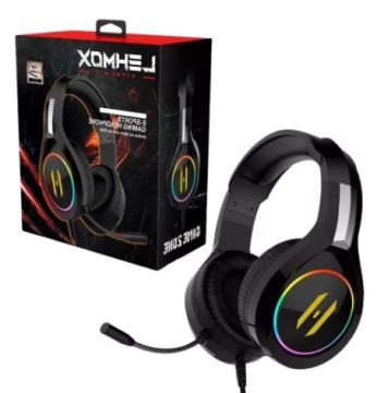 Fone Headset Gamer Led Rgb Plug 3.5mm E Usb Lehmox Gt-f3