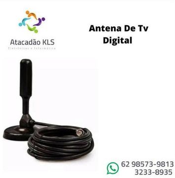 Antena Interna Tv Digital Fio 5m Promoção nova