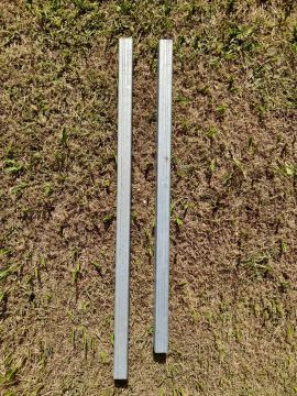 Metalon 30x50mm chapa 18 perfil Tubo Retangular de 140cm