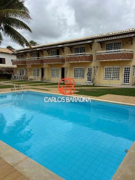 Casa frente mar em stella maris com vista para o mar condomínio com piscina