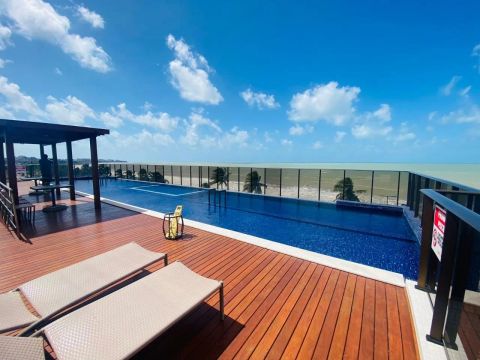 Apartamento, cobertura, 4 quartos, 4 suítes, frente ao mar,
