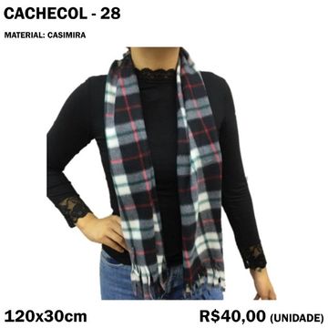 Cachecol de Frio de Casimira - Modelo 28