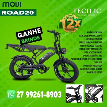 BIKE ELÉTRICA ROAD 20 NOVA 2025 (MONTADA)