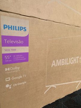 TV Philips 55 polegadas 4K com Ambilight