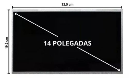 Tela LG Lp140wh4 14 Para Notebooks E Netbooks (Usado) Tem como testar no local!
