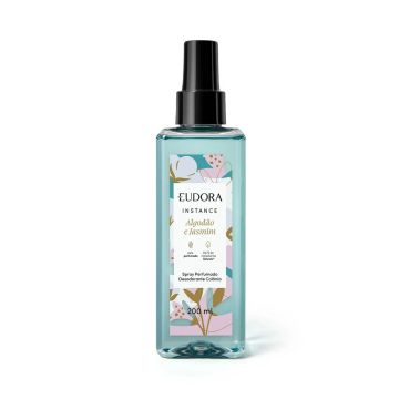 Desodorante Colônia Algodão e Jasmim Eudora Instance 200ml