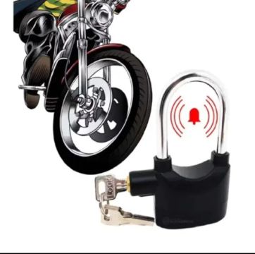 Cadeado com Alarme Sonoro anti-furto à prova d'água Moto Bicicleta Casa