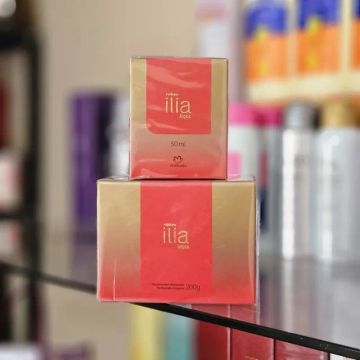 kit natura ilia laços perfume + pote de creme hidratante perfumado