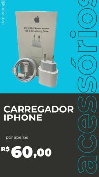Carregador iPhone 20W Original 