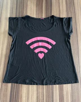 Camiseta fitnessTamanho M Lipstick