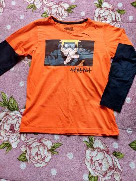 Camisetas Naruto e Dragonball Z Manga Longa 