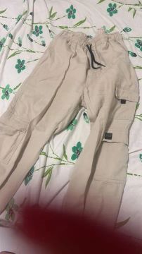Calça cargo bege 